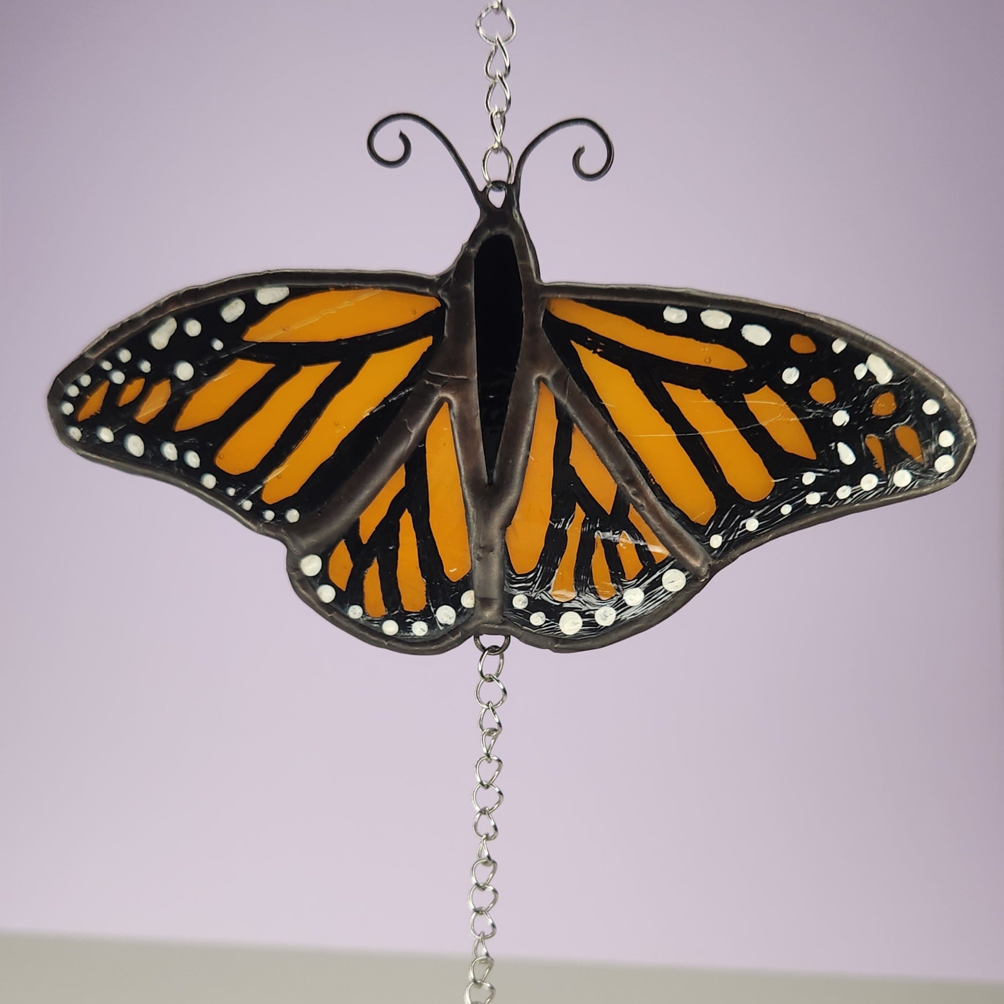 Monarch Butterfly/Luna Moth Dangle Suncatcher